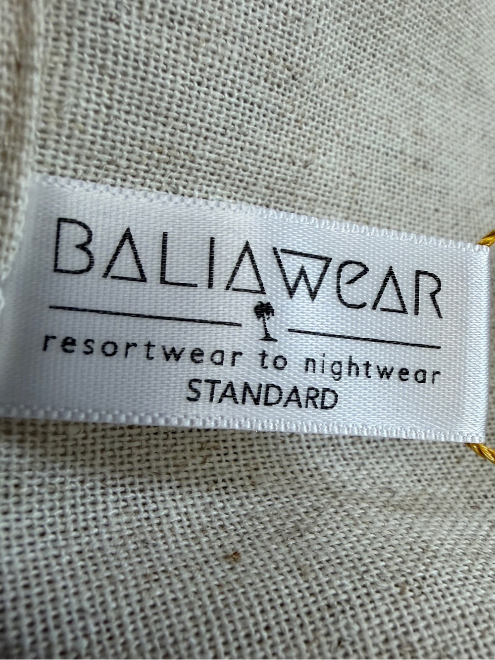BALIAWEAR Cream Wrap Top with Waist Tie - Picture 5 of 7